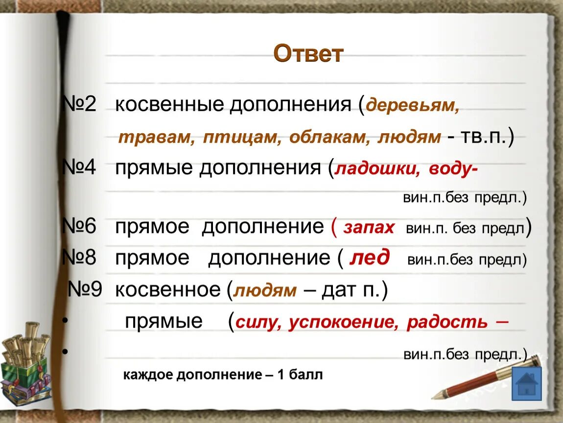 Дополнение какое прямое какое косвенное. Прямые и косвенные дополнения. Косвенное дополнение. Дополнение прямые и косвенные дополнения. Прям ое и коссвеноое дополнение.