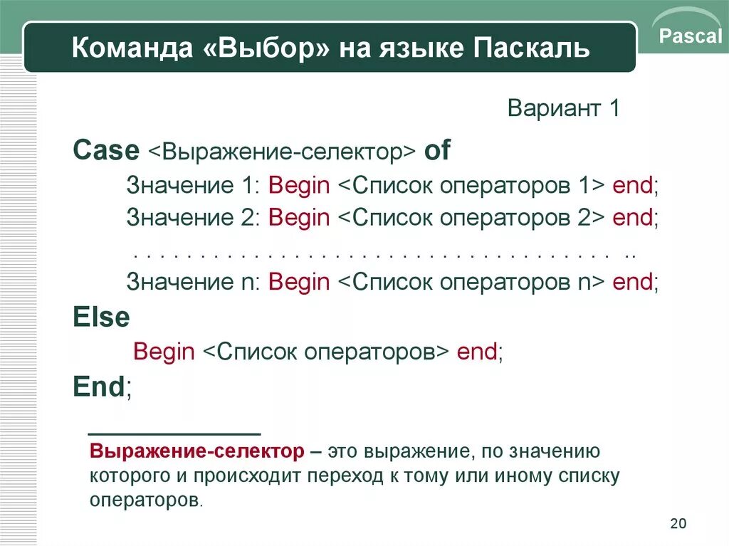 Операторы Паскаль. Команды Паскаль. Основные операторы языка Pascal. Язык Паскаль команды. Pascal основные