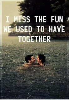 Used to missing you