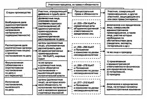 Процессуальный порядок производства по административному правонарушению