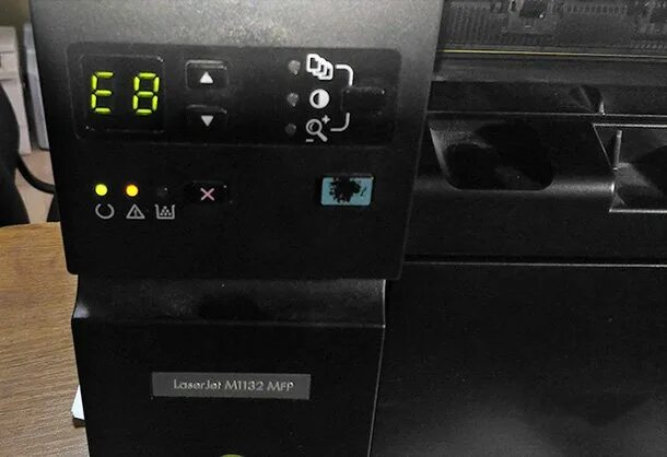 Ошибки принтера laserjet m1132 mfp