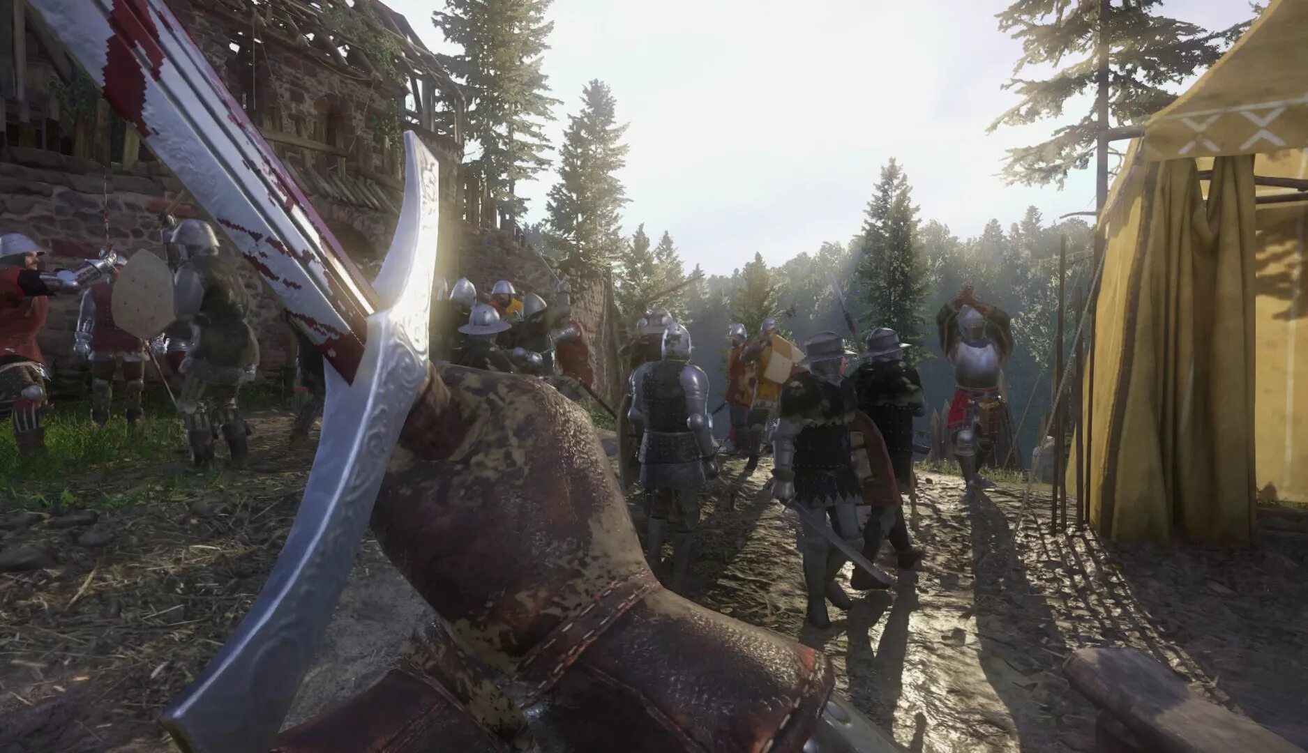 Kingdom лучший меч. Прибыславица kingdom come deliverance. kingdom come: deliverance (2018). влашима kingdom come deliverance. kingdom come deliverance деревня.