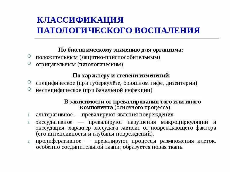 Воспаление патологический процесс. Воспаление презентация основы патологии. Классификация воспаления. Классификация воспаления патанатомия.