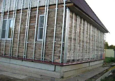 Обрешетка под фасадные панели