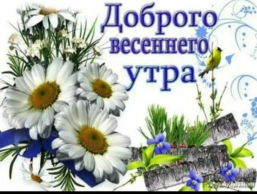 Картинки доброе утро субботы весенние с пожеланиями