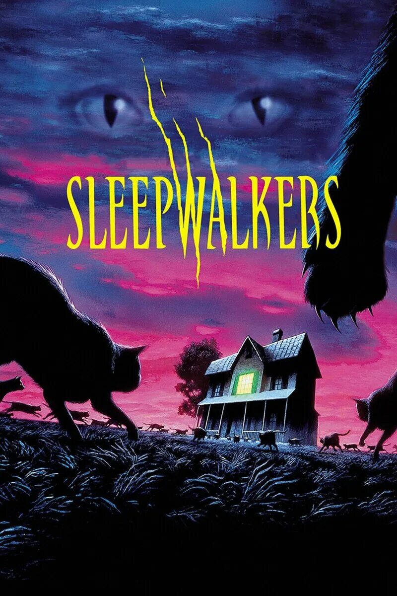 Лунатики 2023 отзывы. Лунатики / Sleepwalkers. 1992. Постер.