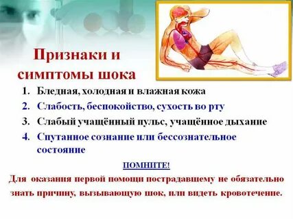 Болевой шок потеря сознания
