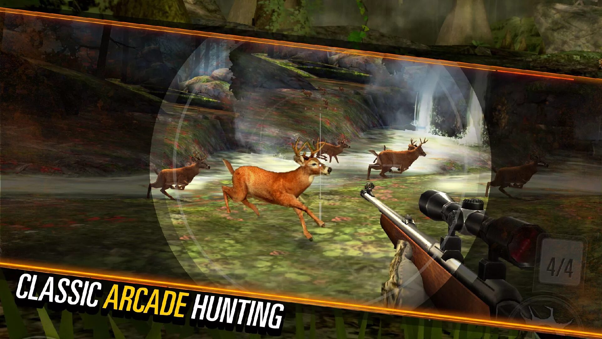 Перевести на русский hunting. Игра Deer Hunter 2014. Симулятор охоты Deer Hunter. Игра Sniper Deer Hunting 2014. Мобильная игра Deer Hunter 2014.