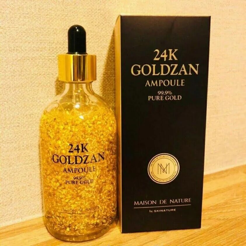 24k Goldzan Ampoule 99.9 Pure Gold. Сыворотка 24k Goldzan Ampoule 100 ml. Goldzan 24k. Maison de nature by Skinature Goldzan Ampoule 99.9% Pure Gold.