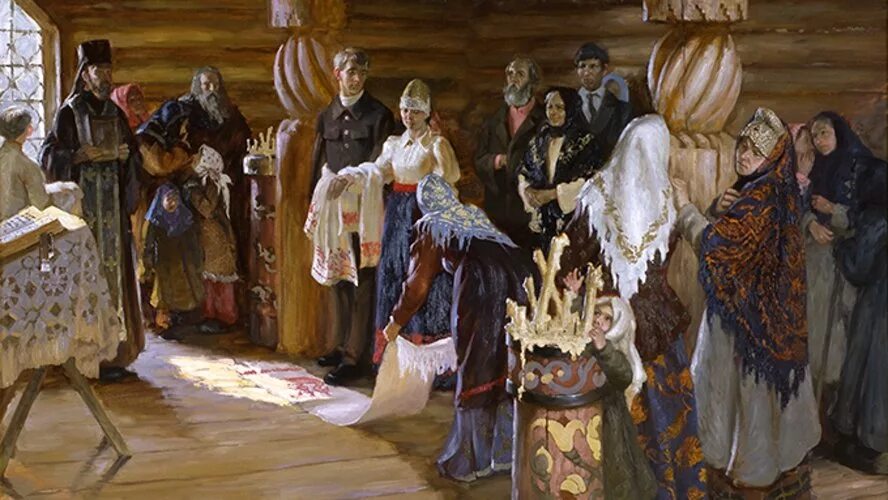 Смотрины Руси 19 век. Свадебный обряд в древней Руси. Снохачество что это