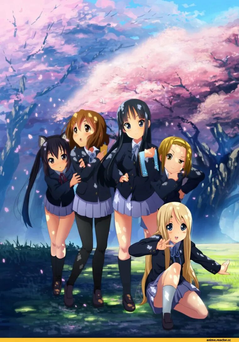 Пять сучек. «K-on!» (Кейон).. Кейон арт.