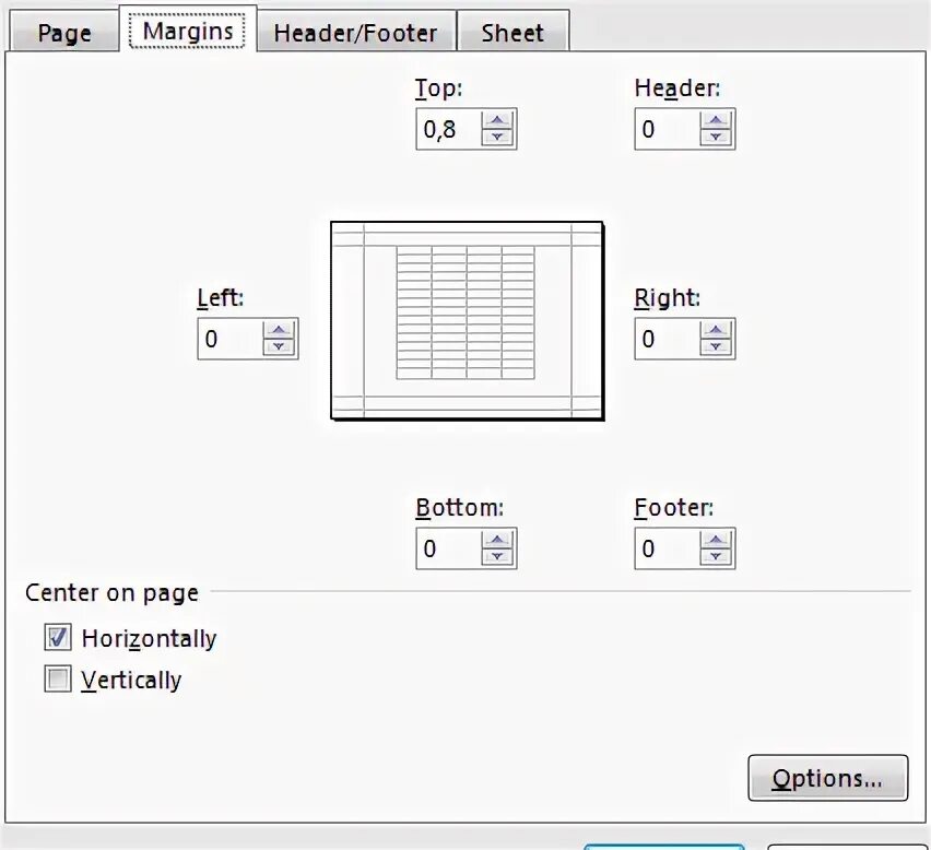 Page width