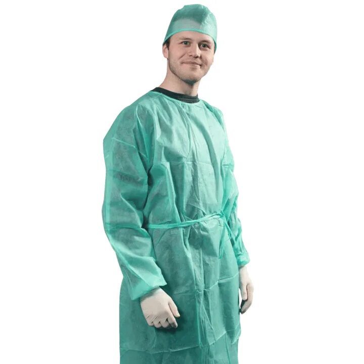 Одноразовый медицинский костюм. Хирургический халат. Операционный халат. Одноразовый халат. Халат медицинский одноразовый.
