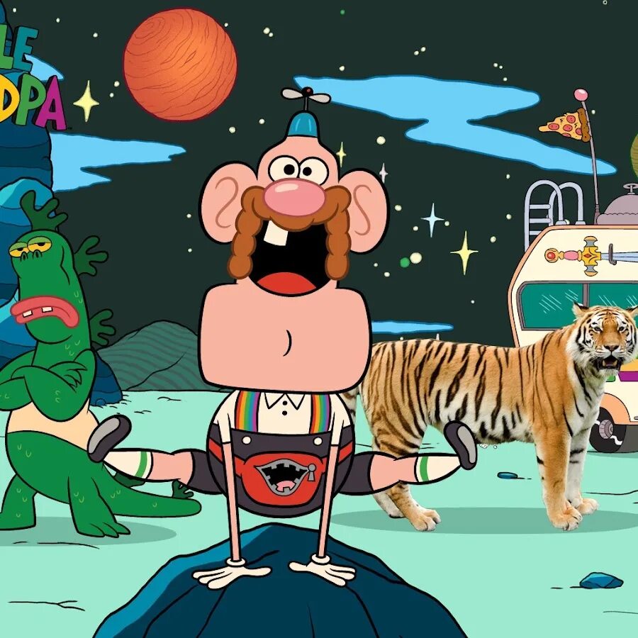 Uncle grandpa. Дядя Деда персонажи.