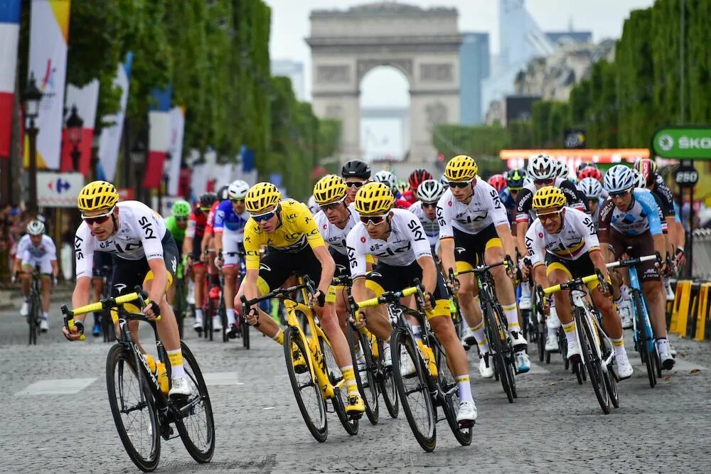 Tour de France. Тур де Франс старт. Тур де Франс Елисейские поля. Велоочки тур де Франс.