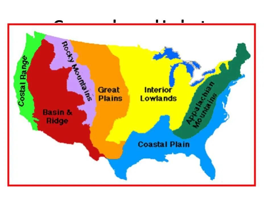 Region geography. Великие равнины сша на карте. great plains usa. great plains map. us regions.