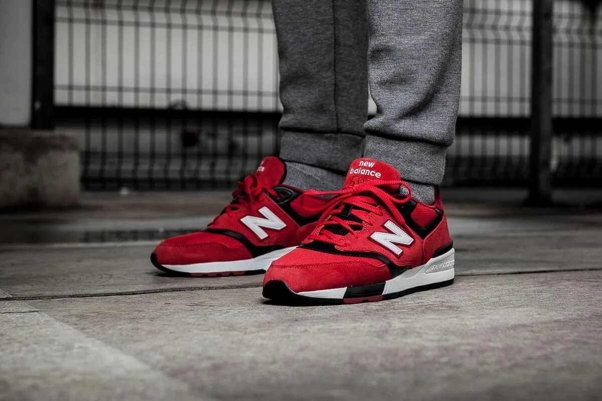 New balance red. New Balance 597. New Balance 597 мужские. Кроссовки New Balance ml597gnb. 597 New Balance Black White.