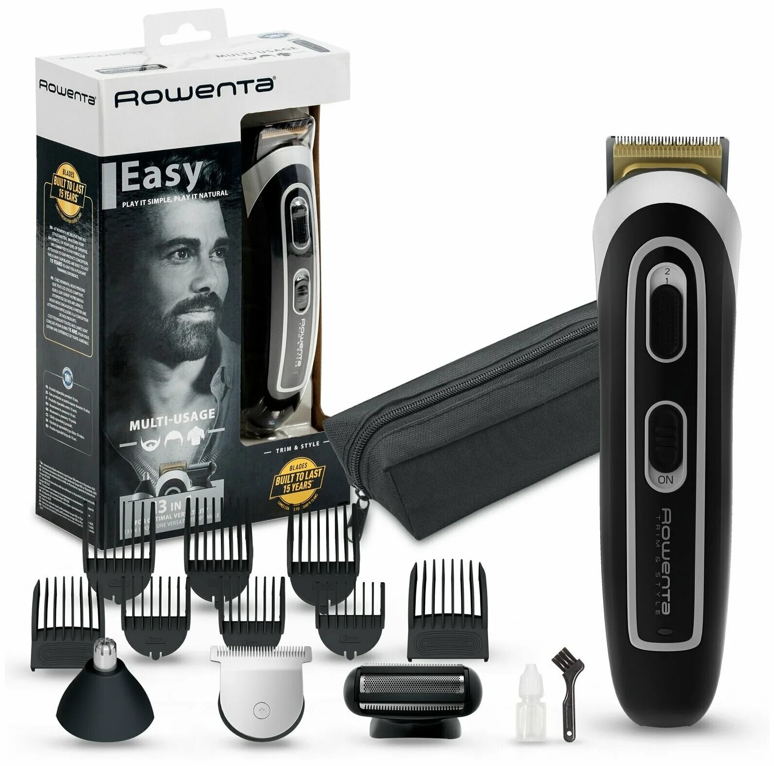 Styling триммер. Триммер rowenta tn 9160. мультитриммер rowenta trim&amp;style easy, 13 в 1 (tn9140f4). rowenta tn3800f4. триммер для бороды rowenta formula 1® tn384mf0.
