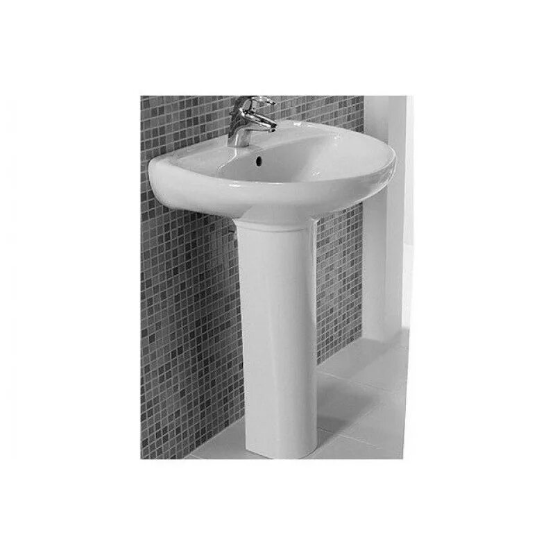 умывальник santek анимо 60. пьедестал 50 см. раковина контур. умывальник с пьед. умывальник с пьедесталом santek бриз 600мм.