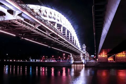Москва река крымский мост