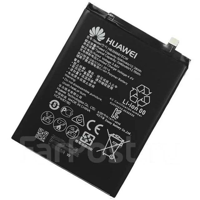 АКБ для Huawei hb356687ecw. Батарея Honor hb356687ecw. Huawei hb356687ecw. Аккумулятор Huawei p10 Lite. Huawei p30 lite аккумулятор