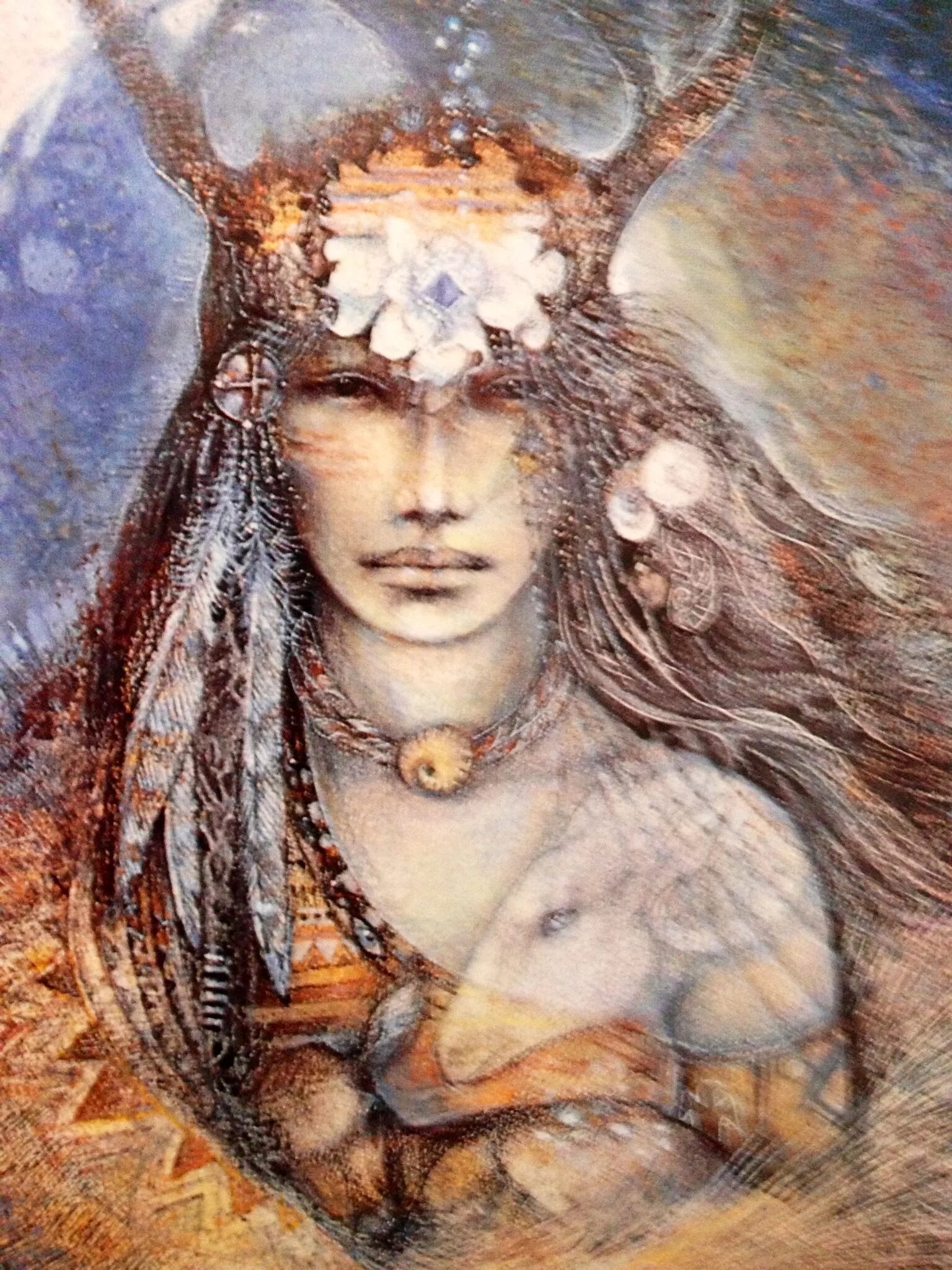 Обмен с богом шаман. Susan Seddon Boulet Богини. Кельтская Шаманка.