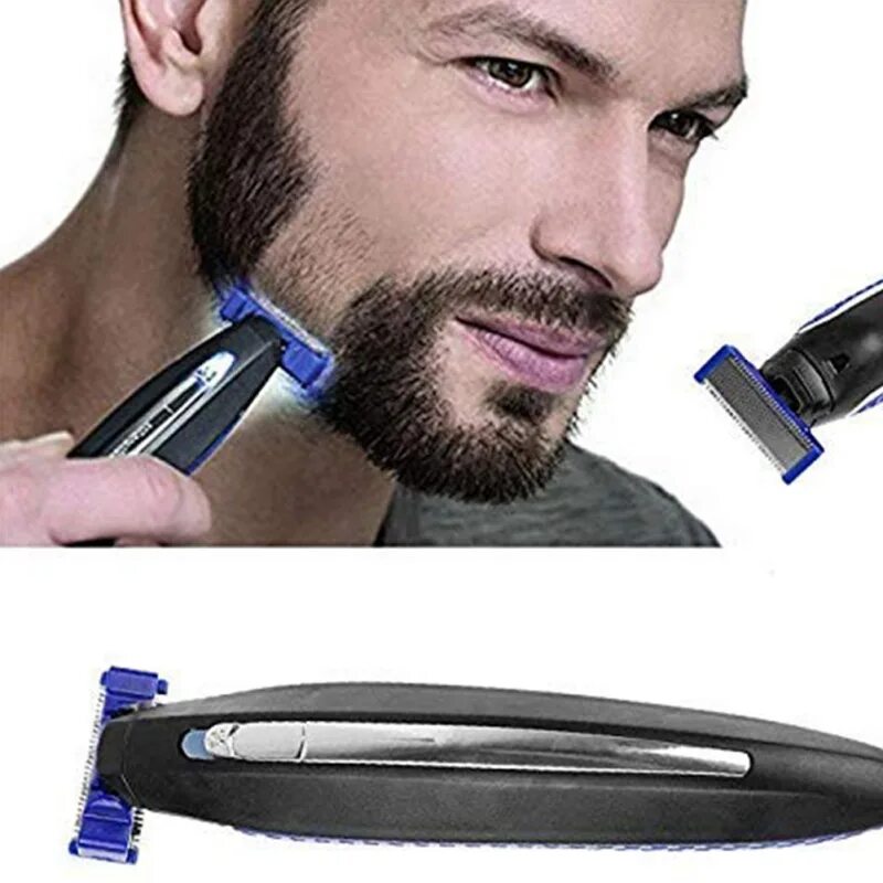 Бритва для жесткой щетины. 2025 usb триммер для бороды. машинка шейвер для стрижки щетины.