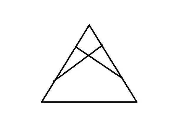 Как разбить треугольник. Треугольник на 3 треугольника и 1 четырехугольник. Треугольник на 2 треугольника 2 четырехугольника. Разделить треугольник на треугольники. Разделить треугольник на 3 треугольника и на четырехугольник.