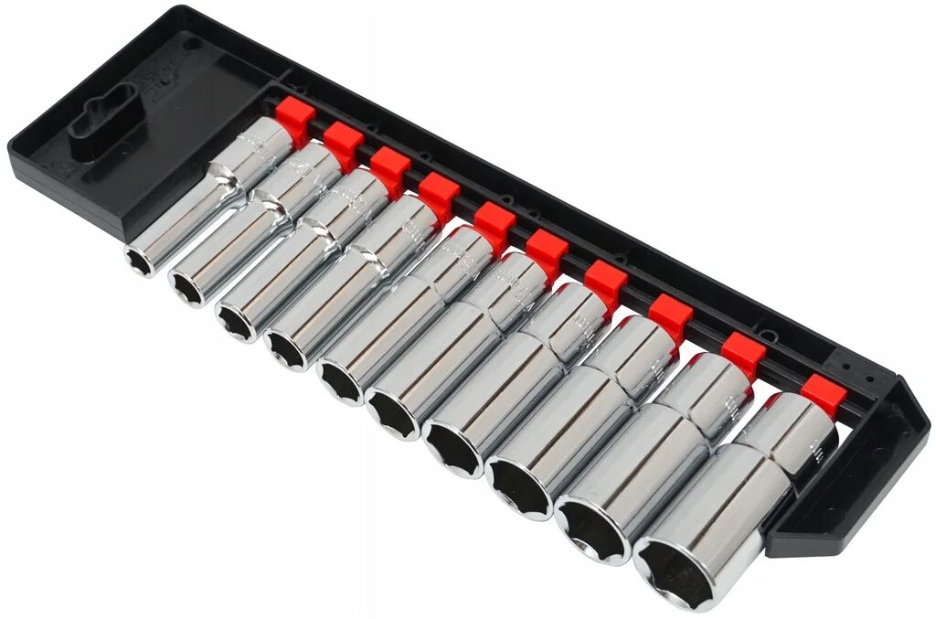 набор головок удлиненных 12 гранных. головки длинные 1 4. набор головок торцевых 1/2" 10-32мм inforce. удлиненные головки 1/4 автодело артикул. набор длинных головок.