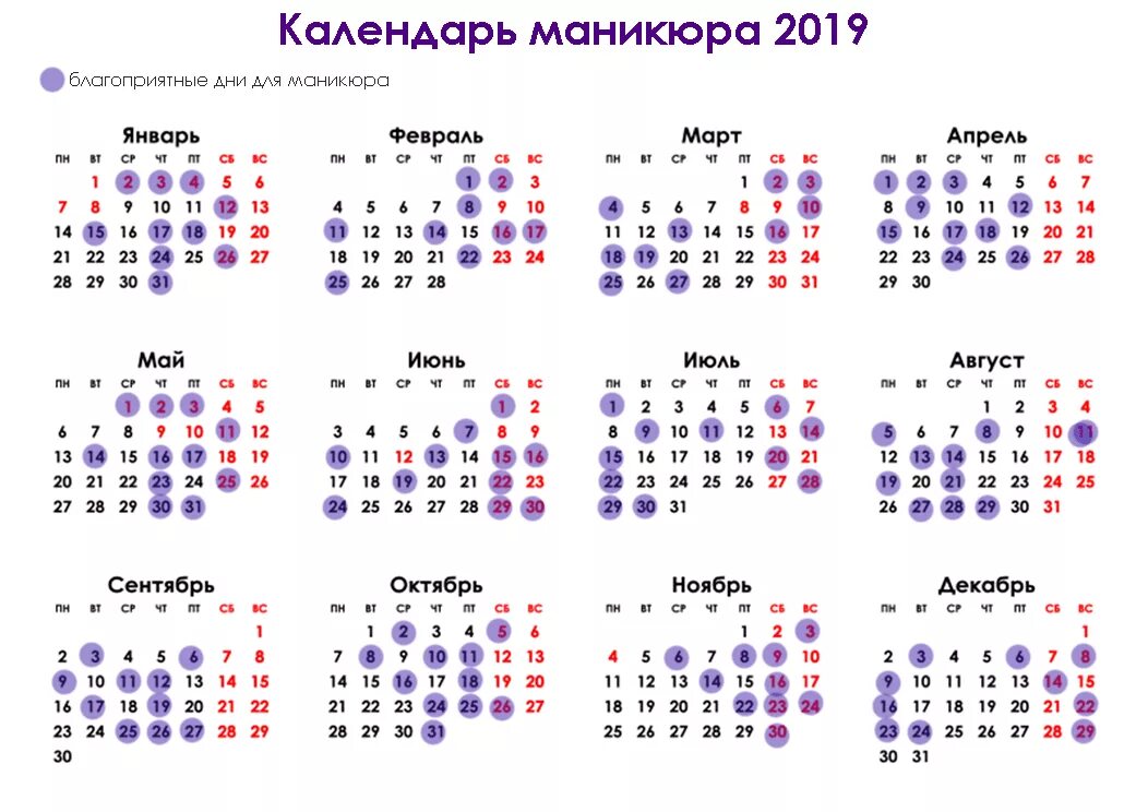 Календарь маникюра на март 2024г благоприятные дни