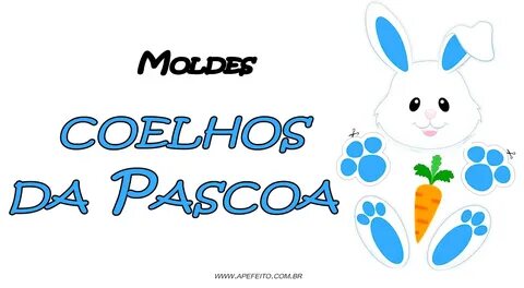 Molde De Coelho Pascoa 2020 Para Decoracao.
