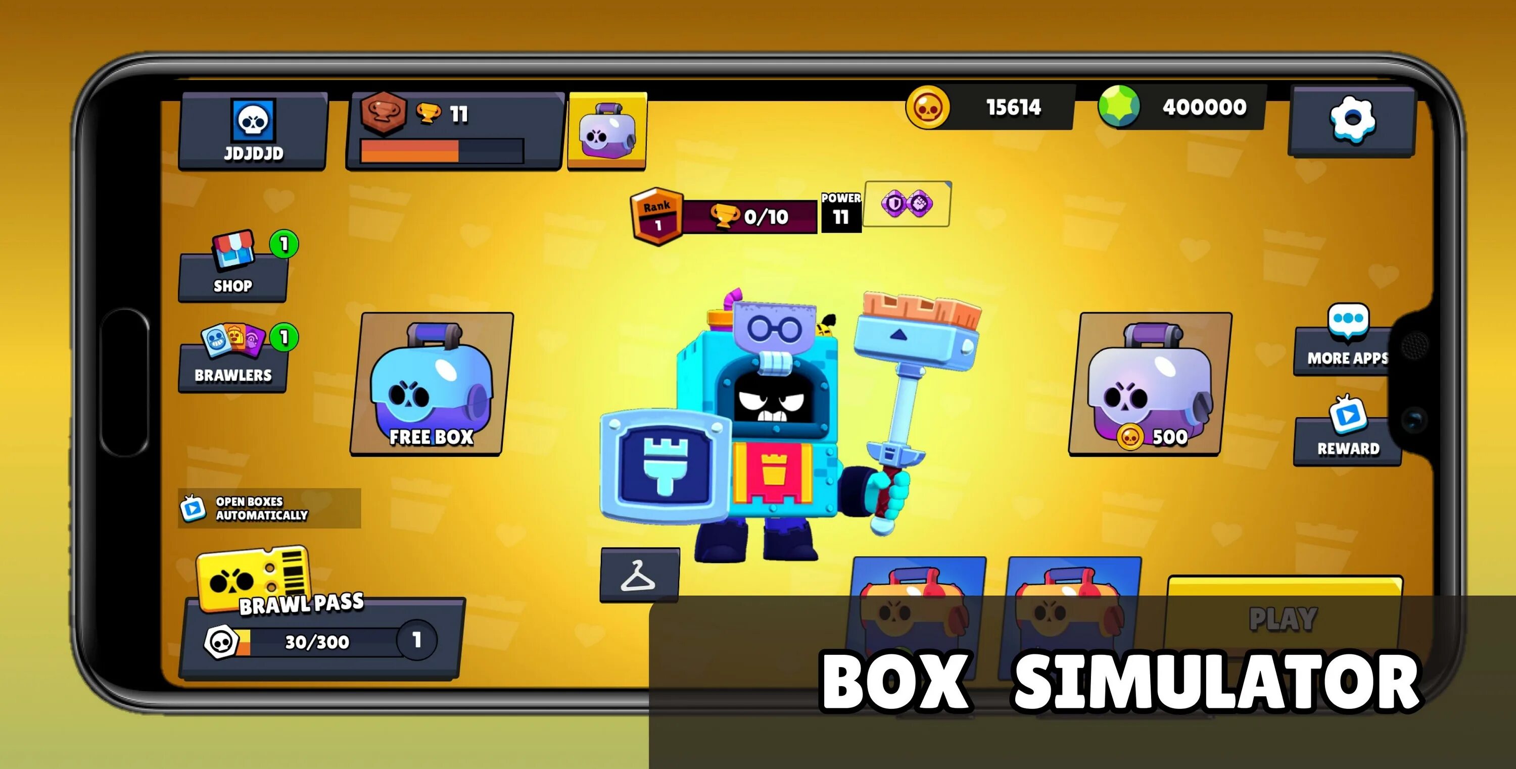 Box simulator angelo