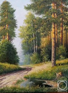 Картина леса летом