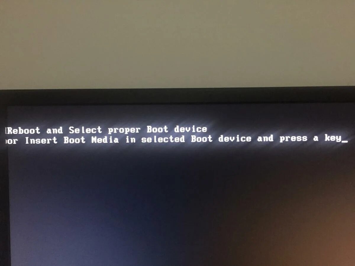 No bootable system. Reboot and select Boot. Reboot and select proper Boot device or Insert Boot Media in selected Boot device and Press. Reboot and select proper Boot. Компьютер Reboot and select proper Boot device.