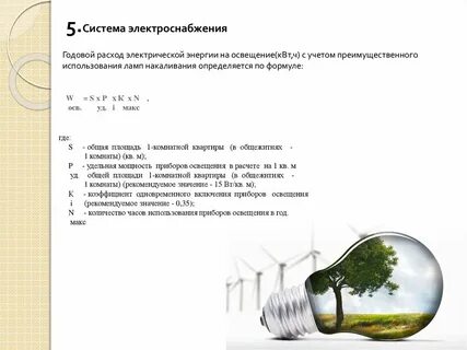 Годовой расход
