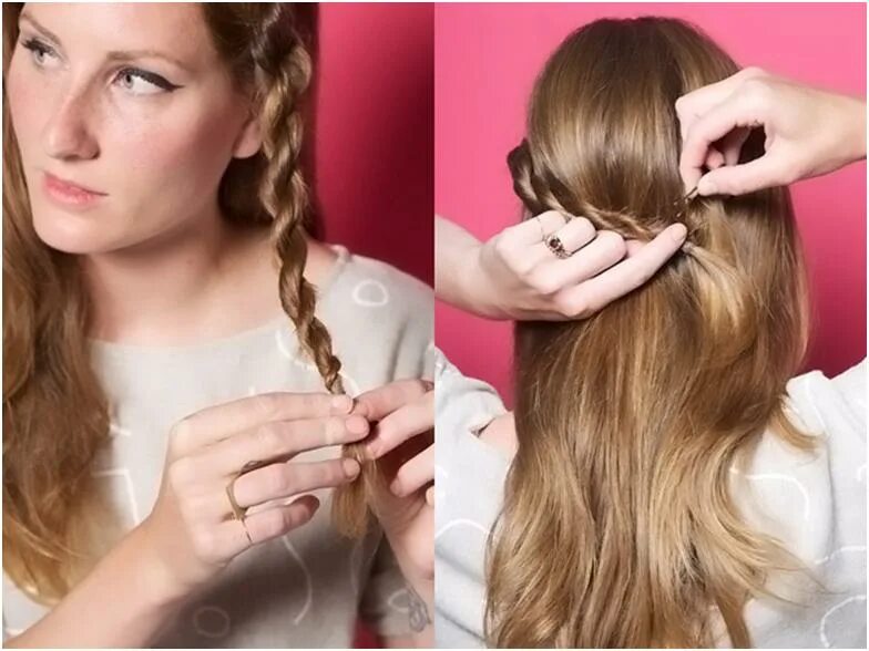 Прическа со жгутиками и косами. Прическа из жгутиков. Закрутить волосы в жгут. Прическа жгутики на длинные волосы. Прическа жгутики на длинные волосы.