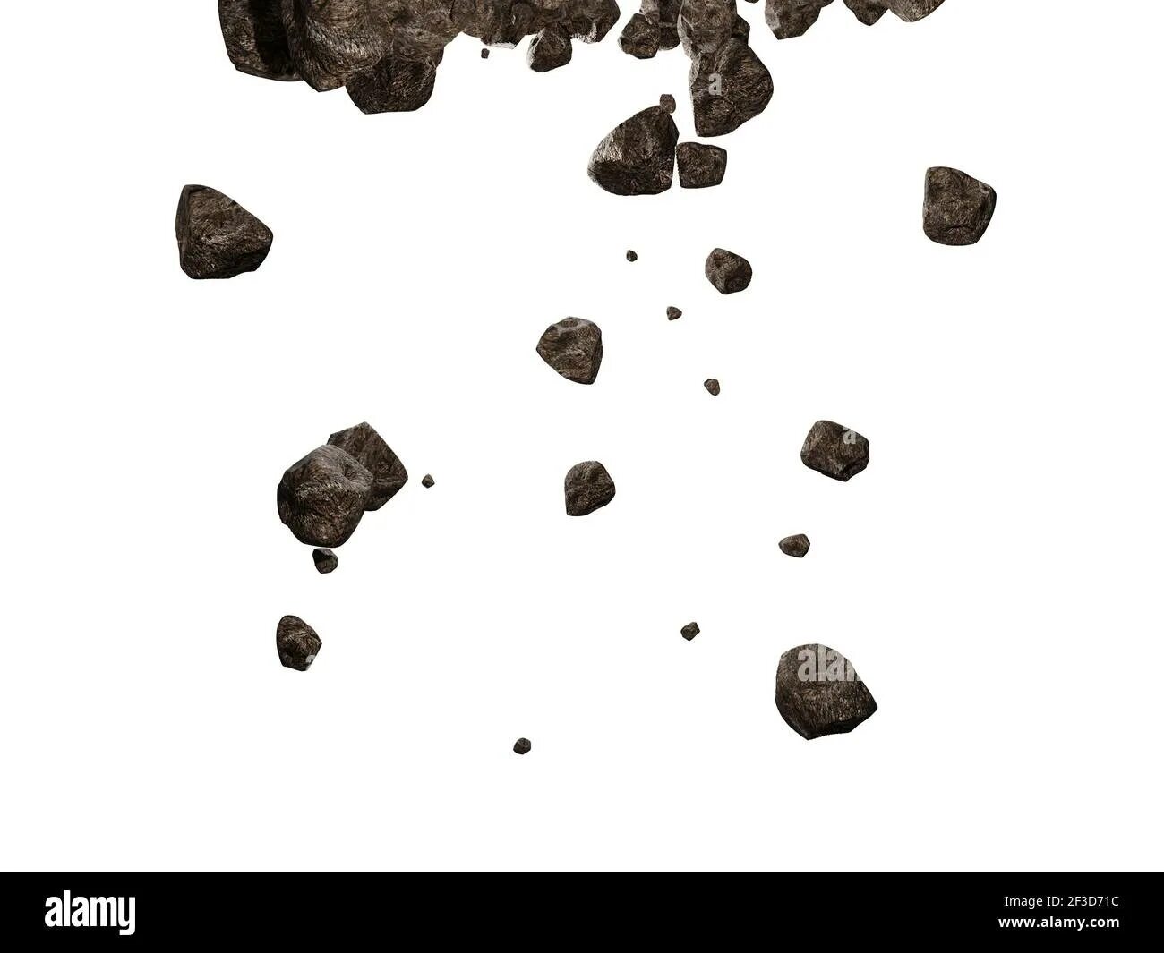 Falling rocks. Falling rocks