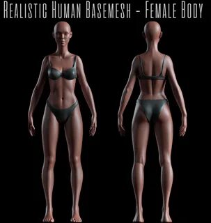 realistic body. model is skinned and it's provided with a simple but f...