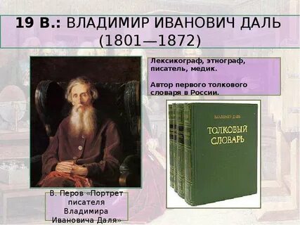 Портрет словаря