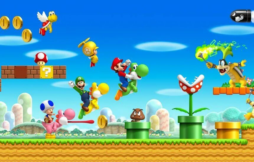 Игра super Mario Bros Wii. Марио 1999. New super Mario Bros 2 Wii. Игры super Mario Bros Нинтендо. Найти игры марио