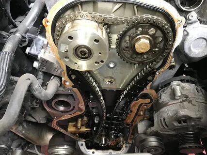 Замена цепи фольксваген тигуан 1.4 tsi