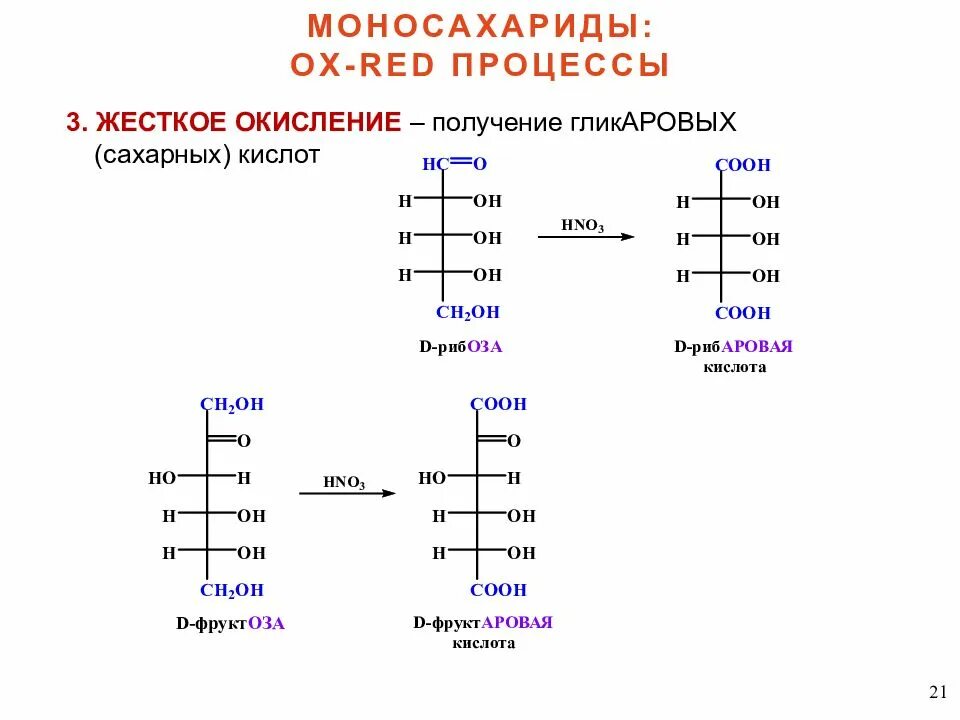 Окисление рибозы