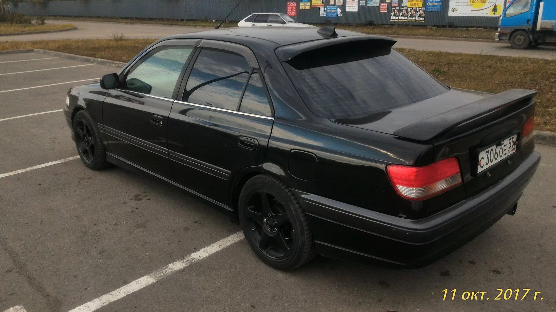 Тойота черный дым. Toyota Carina 7g. Toyota Carina gt 1997 дефлекторы.