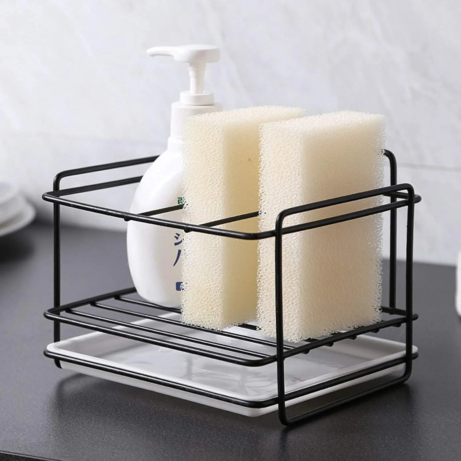 Sink Sponge Caddy. Органайзер для раковины на кухню. Органайзер для мыла и губки. Органайзер металлический на раковину. Sponge caddy