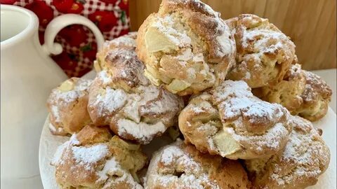 Мягкое печенье с яблоками