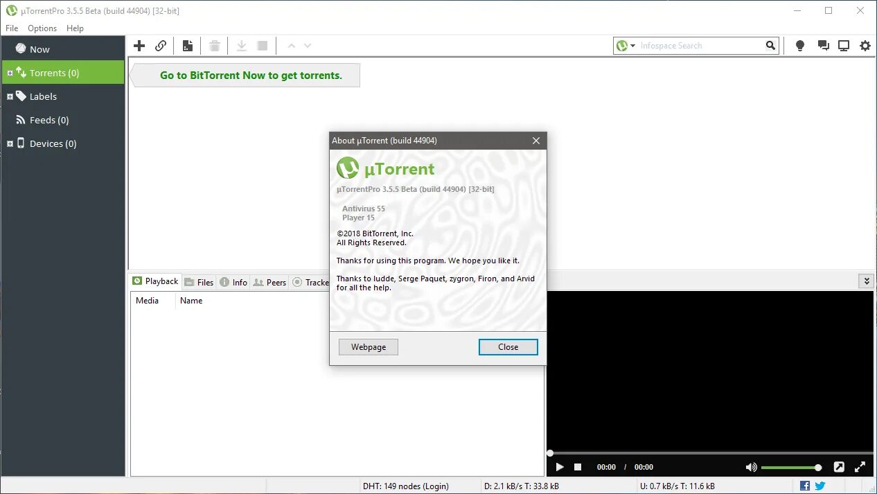 Utorrent Pro. Utorrent Pro 3.5.5. Utorrent 3.5.3 build 44494 Pro. Utorrent 3.5 русская версия