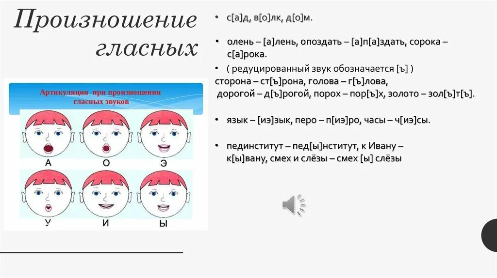 Ребенок произносит 1 слова. Как произносятся гласные. Схема как определить гласные звуки 1 класс. Произношение гласных звуков. Произношение гласных звуков в русском языке.