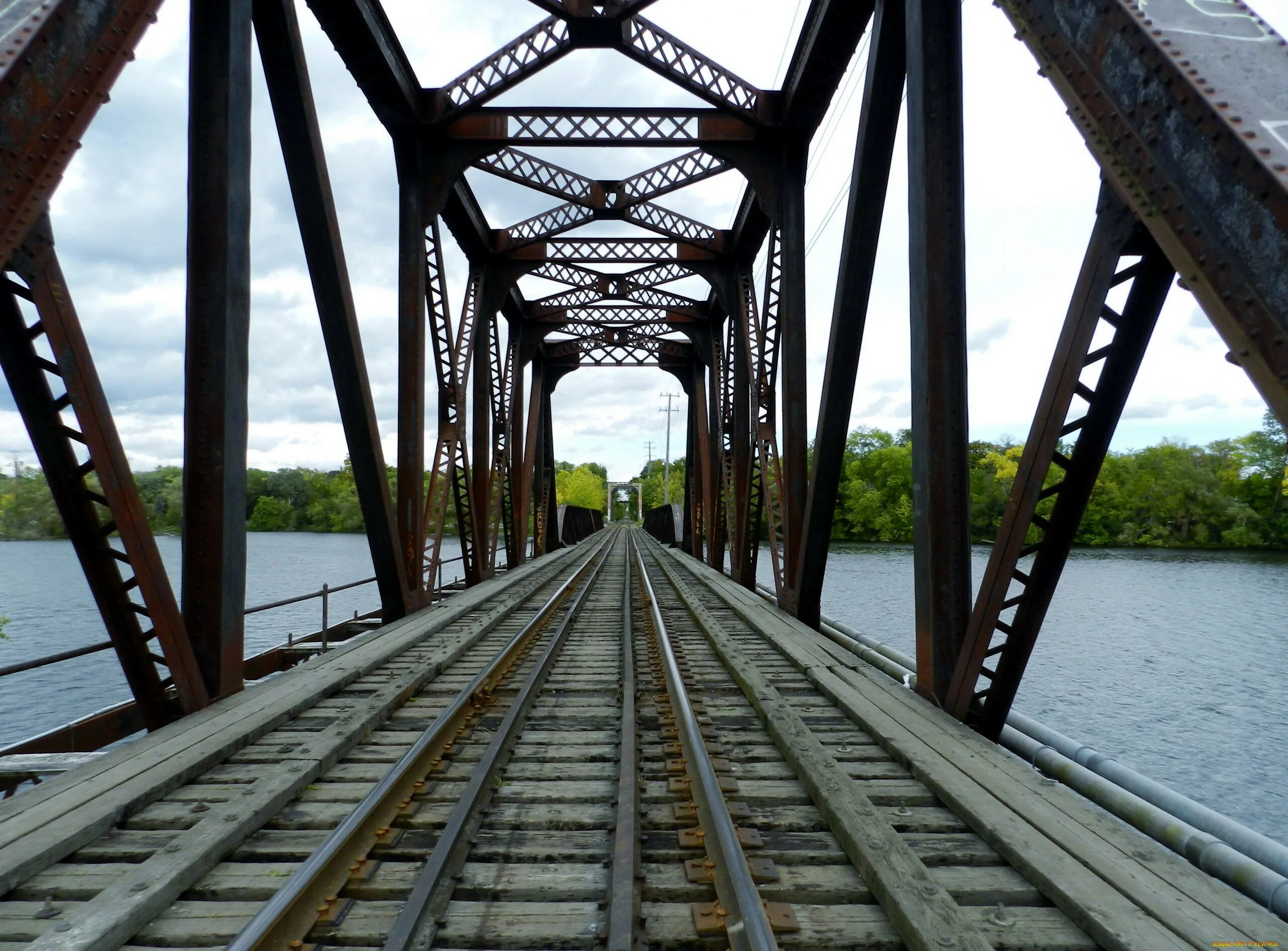 ЖД мост. Виды железнодорожных мостов. Мост через рельсы. Мост вид спереди.