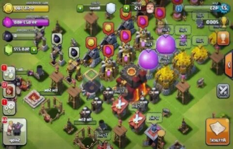 Clans of clans мод много денег