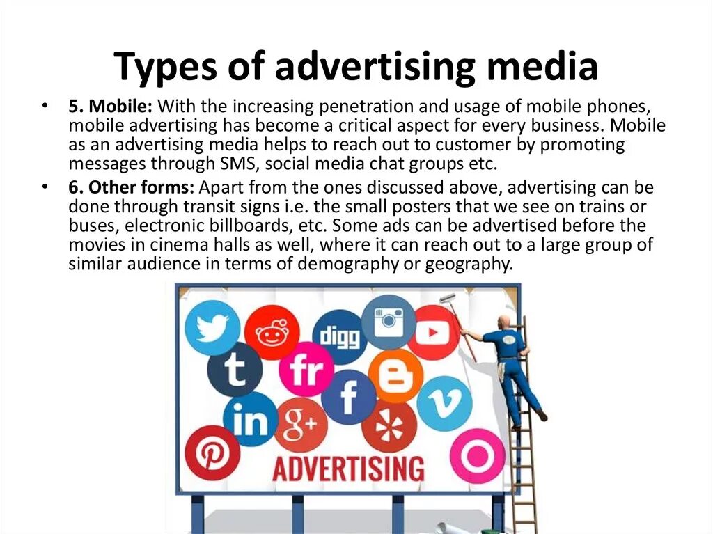 Advertising презентация. Types of advertising Media. Advertising methods. Types of advertisement. Advertising media is